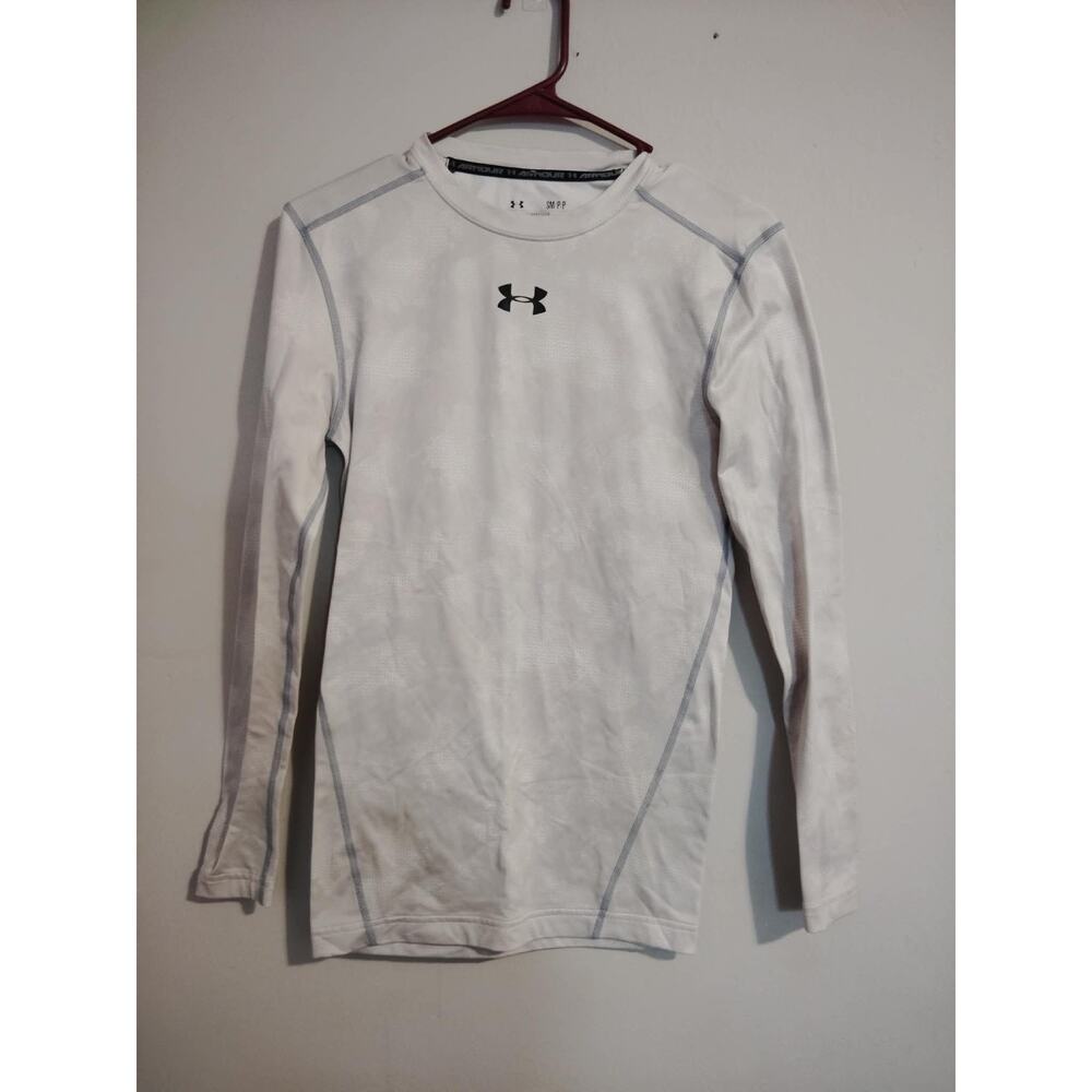 Under Armour Heat Gear Men's Pullover Long Sleeve Compression Shirt Size‎ SM/P/P